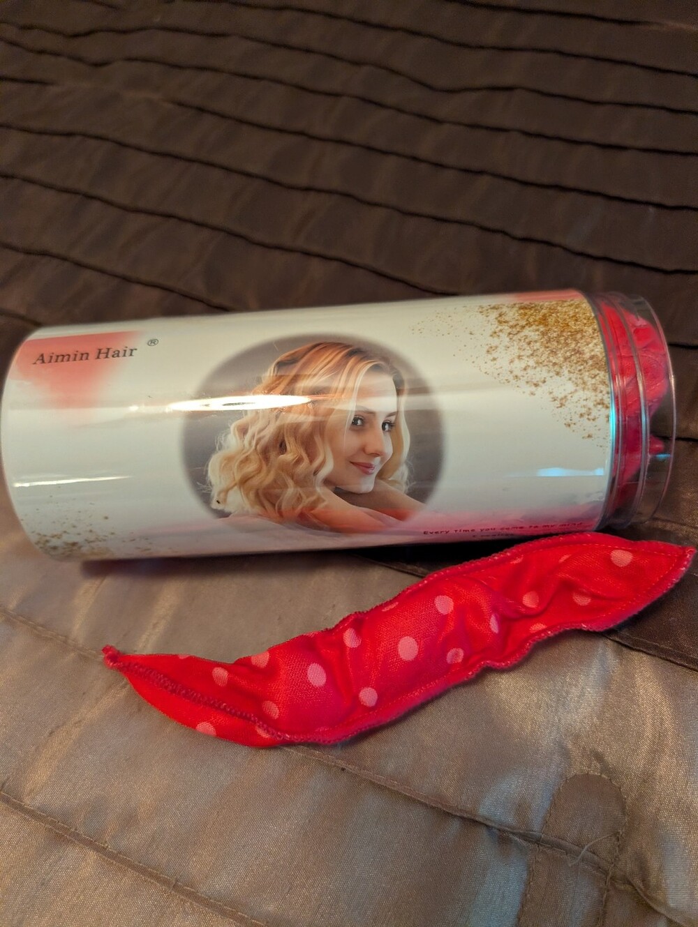 Aimin Soft Curlers for Heatless Curls 30pc Pink